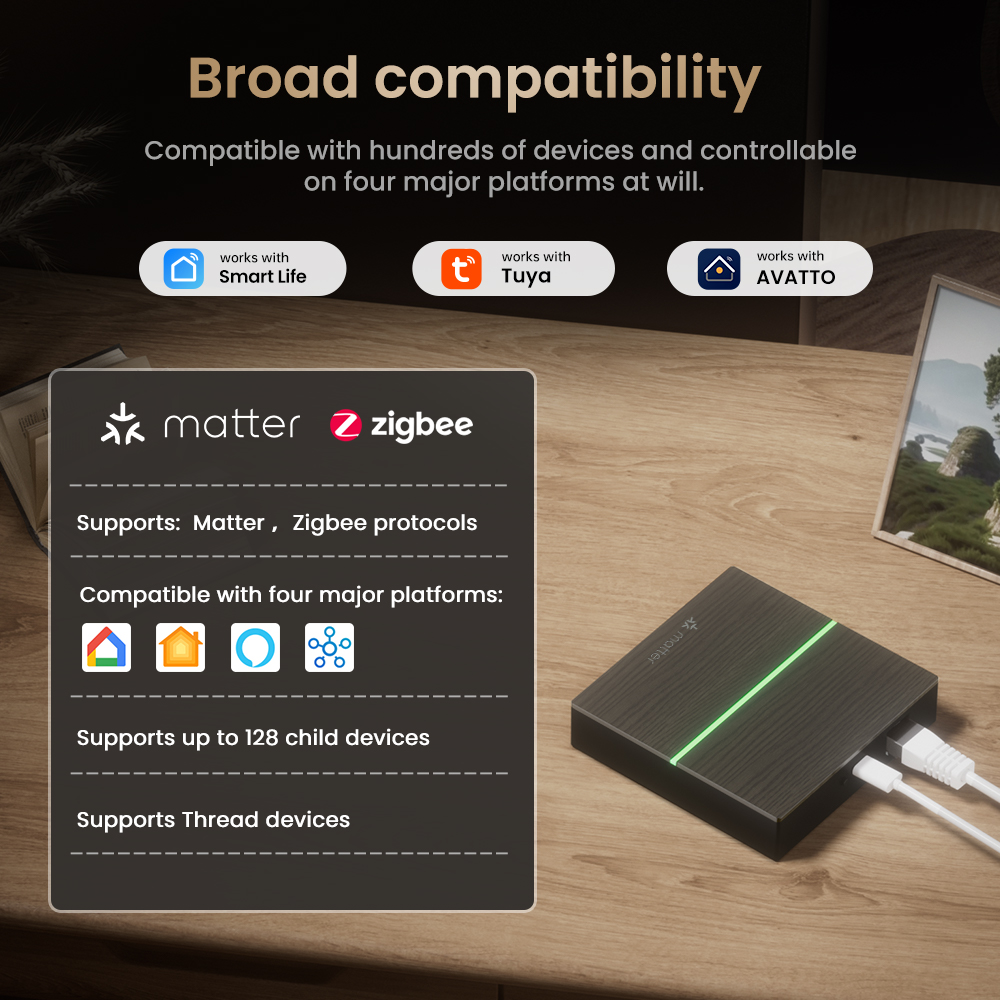 AVATTO Matter Smart Wired Gate - огляд і ціна Matter Hub Thread