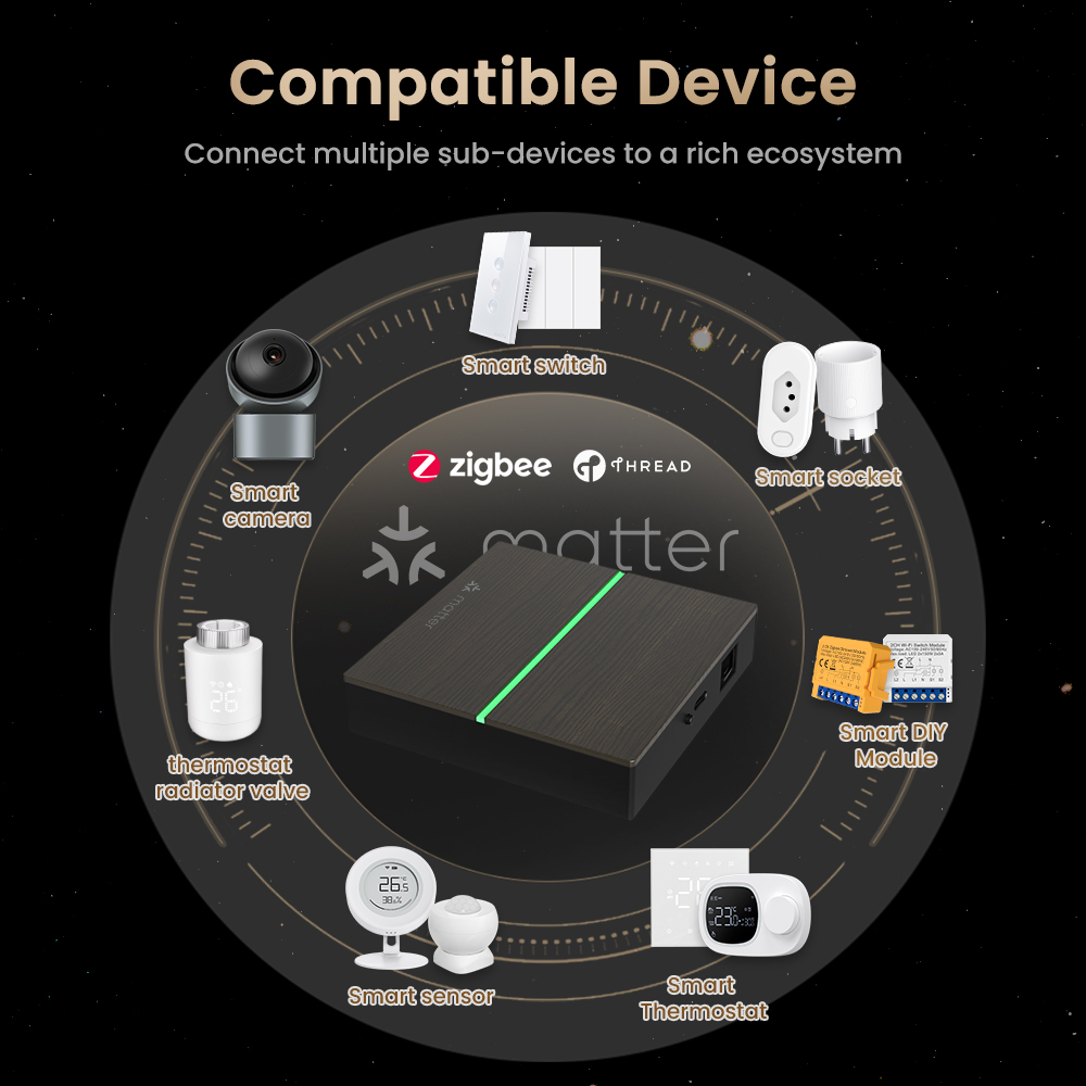AVATTO Matter Smart Wired Gate - огляд і ціна Matter Hub Thread