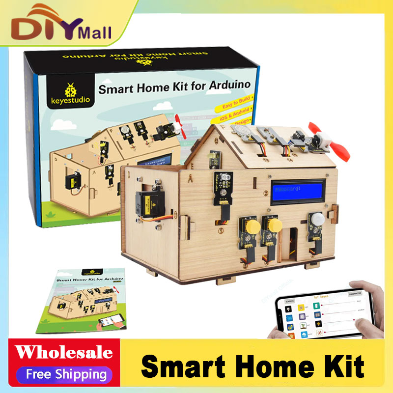 Keyestudio Smart IoT Home Kit  - огляд і ціна Home Automation Diy