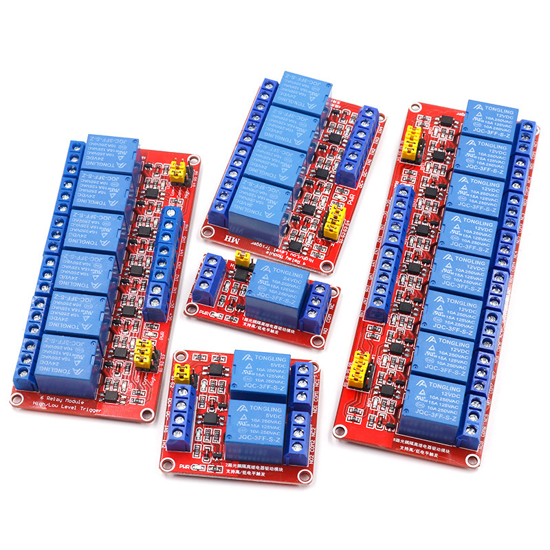 1/2/4/8-channel 5v/12v/24v Rel - огляд і ціна Relay 8 Channel Board