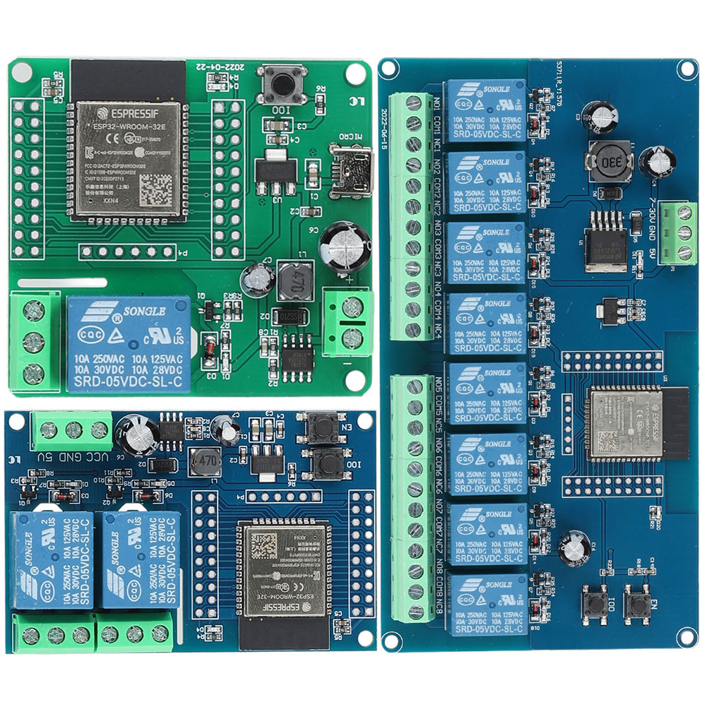 ESP32 1/2/8 Channel Power Supp - огляд і ціна Relay 8 Channel Board