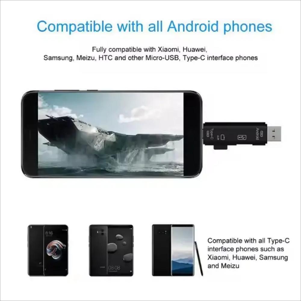Multifunction 5 in 1 USB 2.0 T - огляд і ціна Home Assistant Sd