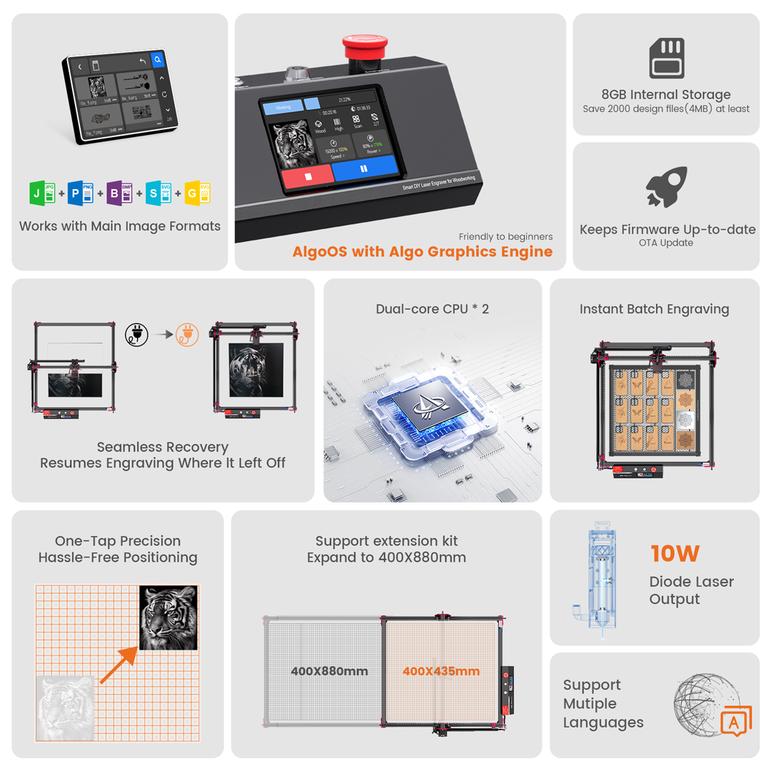 AlgoLaser DIY KIT MK2 10W Lase - огляд і ціна Diy Automation