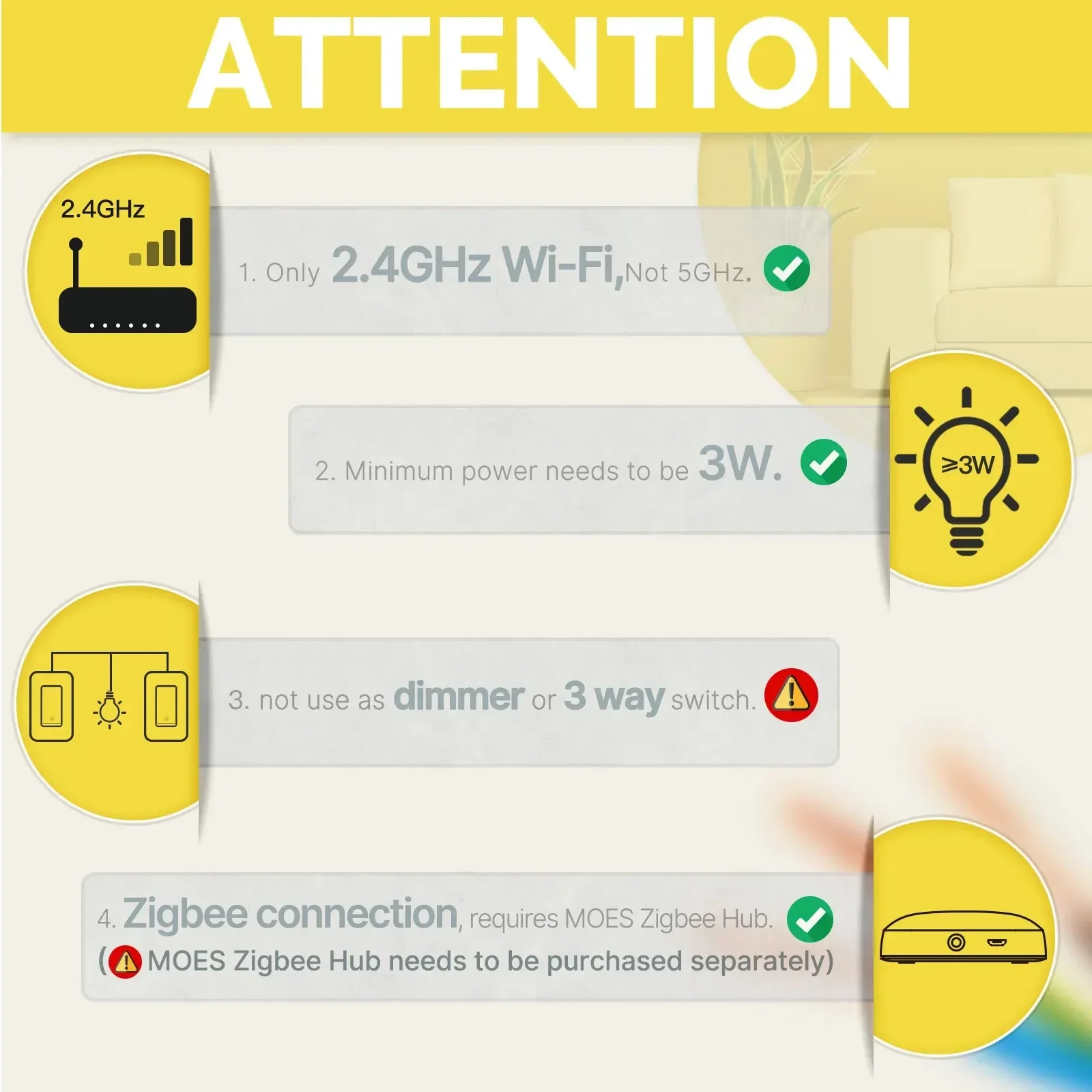 MOES Tuya ZigBee Smart Light S - огляд і ціна Home Automation Diy