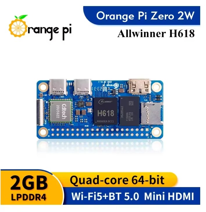 VoFSOrange Pi Zero 2 W 1/2/ 4G - огляд і ціна Pi Zero W Board